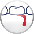 Bleeding Gums Bleeding Tooth parodontax Icon Bleeding Gums Bleeding Tooth parodontax Icon
