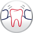 Loose Tooth Gum Disease parodontax Icon Loose Tooth Gum Disease parodontax Icon