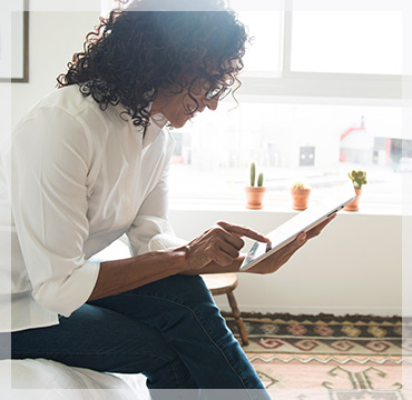 Woman Using Tablet Woman Using Tablet