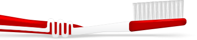Red & White Toothbrush Red & White Toothbrush